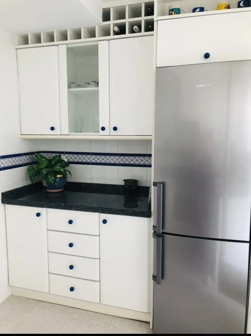 Apartamento de alquiler en Carrer Doctor Severo Ochoa, 1, Playa Muchavista Cocina de Apartamento de alquiler en El Campello con Aire acondicionado, Piscina y Amueblado