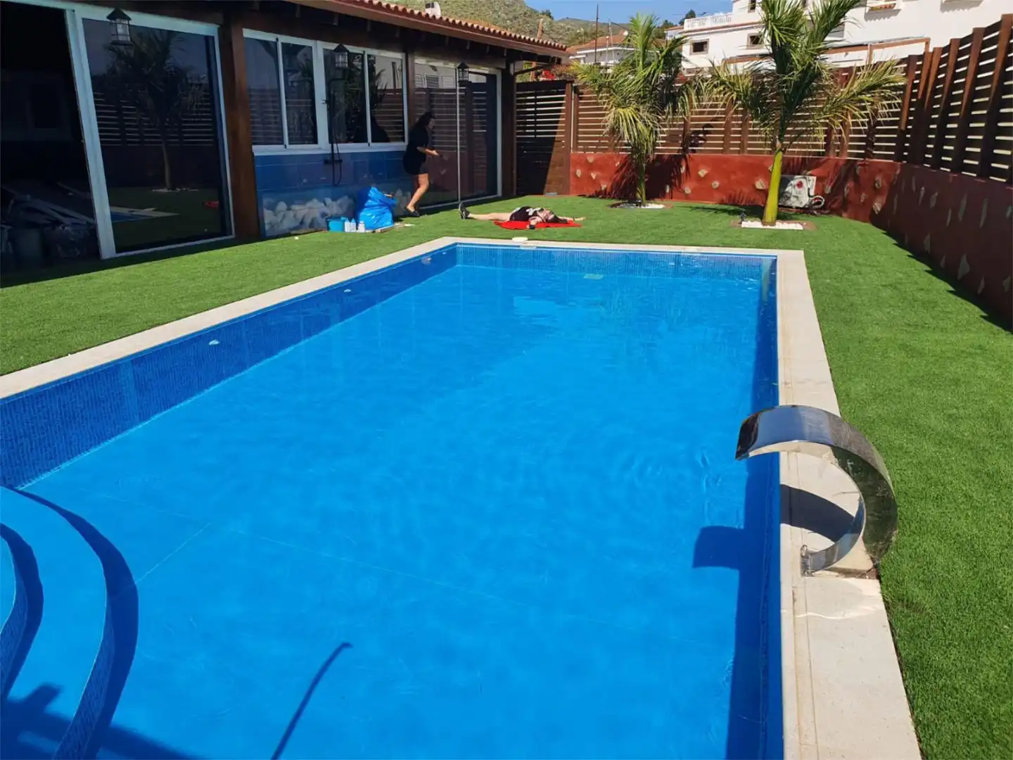 Piscina de Casa o xalet en venda en Valsequillo de Gran Canaria amb Aire condicionat, Terrassa i Piscina