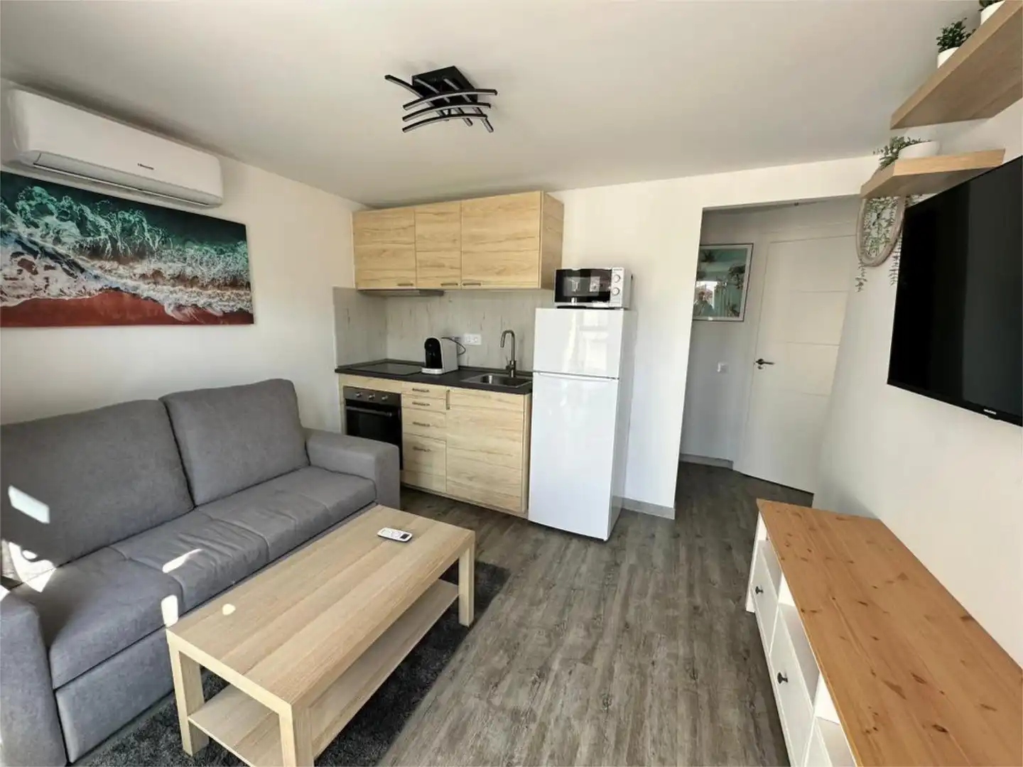 Einfamilien-Reihenhaus zum Verkauf in Carrer de Sant Daniel, 3, Centre Wohnzimmer von Einfamilien-Reihenhaus zum Verkauf in Blanes mit Klimaanlage und Terrasse