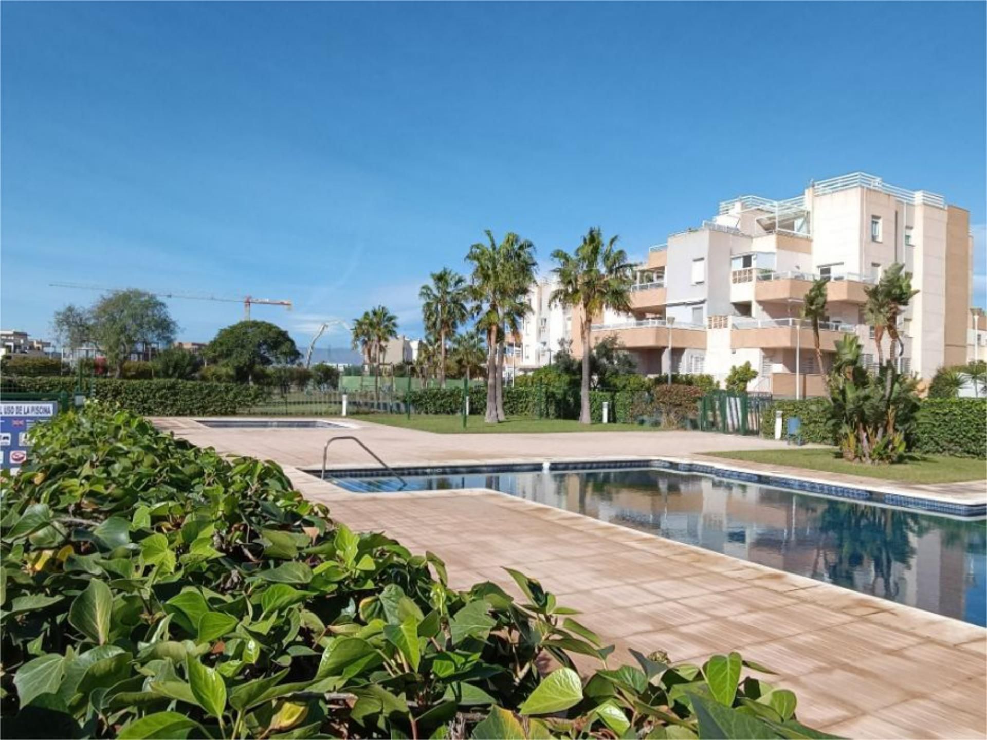 Swimming pool of Planta baja for sale in  Almería Capital  with Air Conditioner, Private garden and Terrace