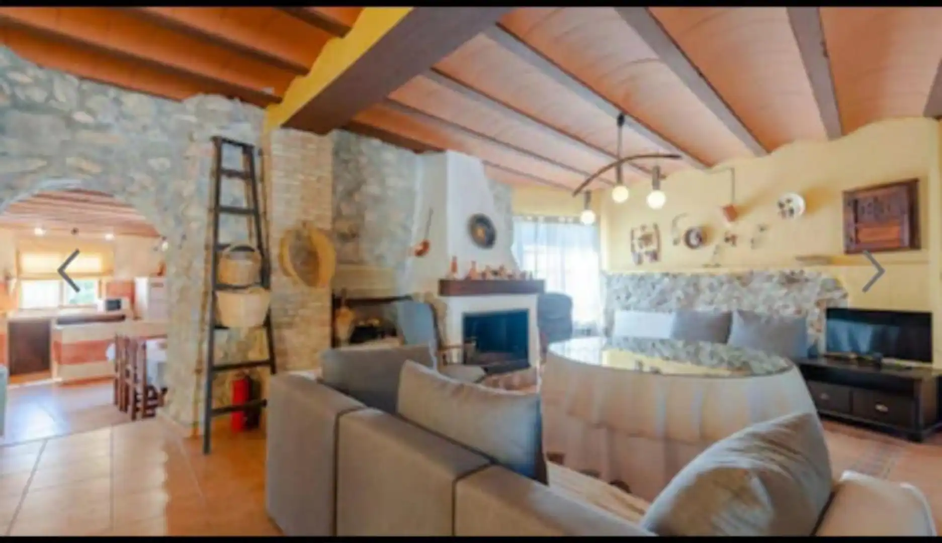 Wohnzimmer von Country house zur Miete in Pozo Alcón mit Heizung, Privatgarten und Terrasse