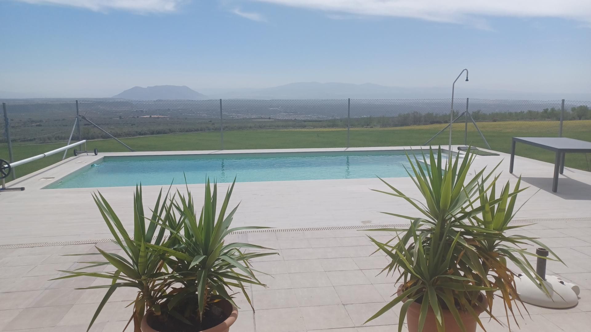 Swimming pool of Country house to rent in Pozo Alcón  with Heating, Private garden and Terrace