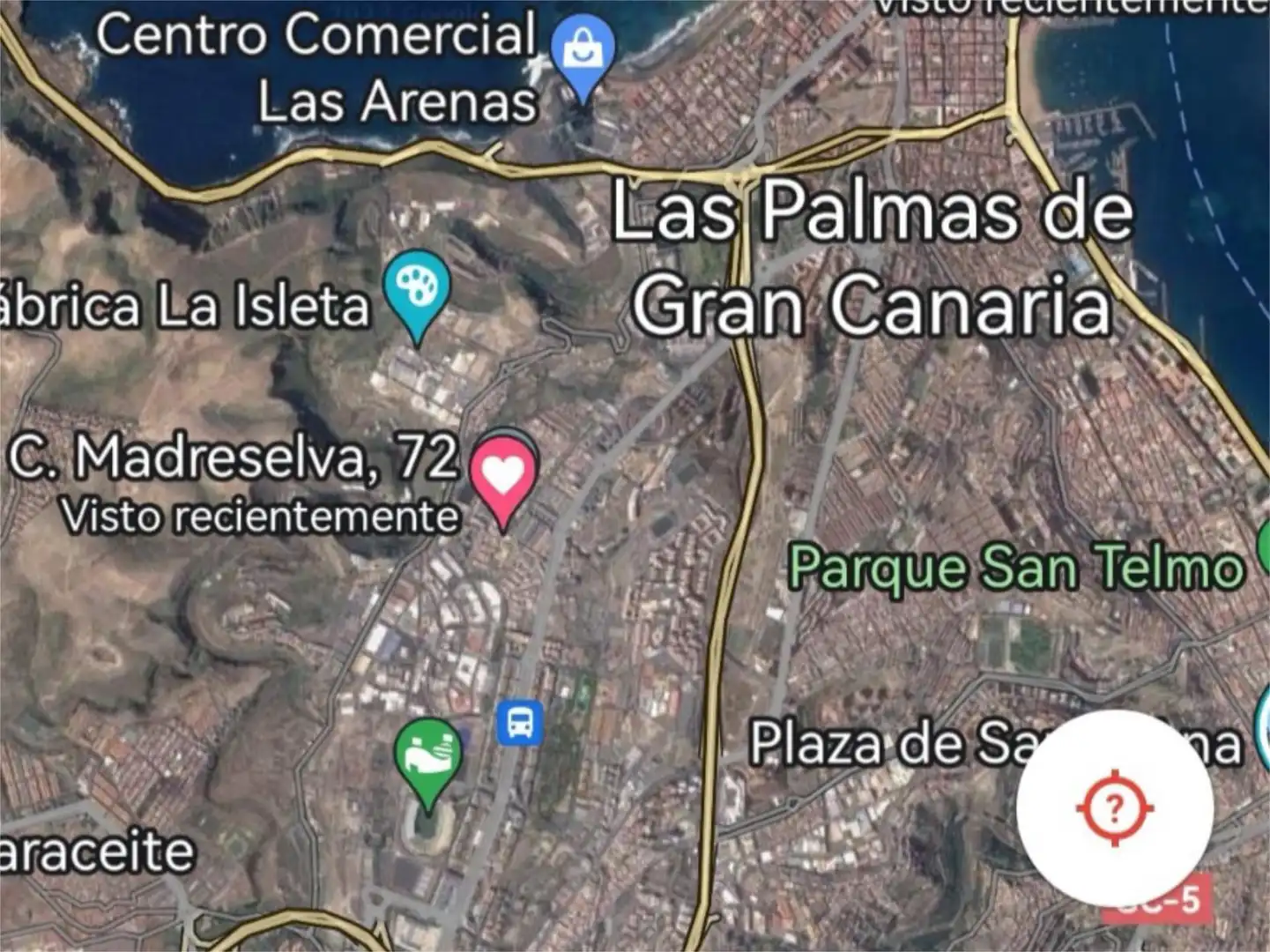 Vista exterior de Urbanitzable en venda en Las Palmas de Gran Canaria