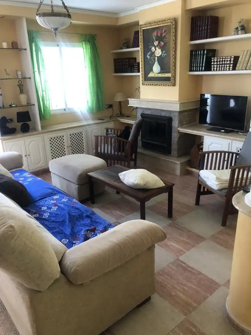 Sala d'estar de Casa o xalet de lloguer en Castellón de la Plana / Castelló de la Plana amb Calefacció, Jardí privat i Terrassa
