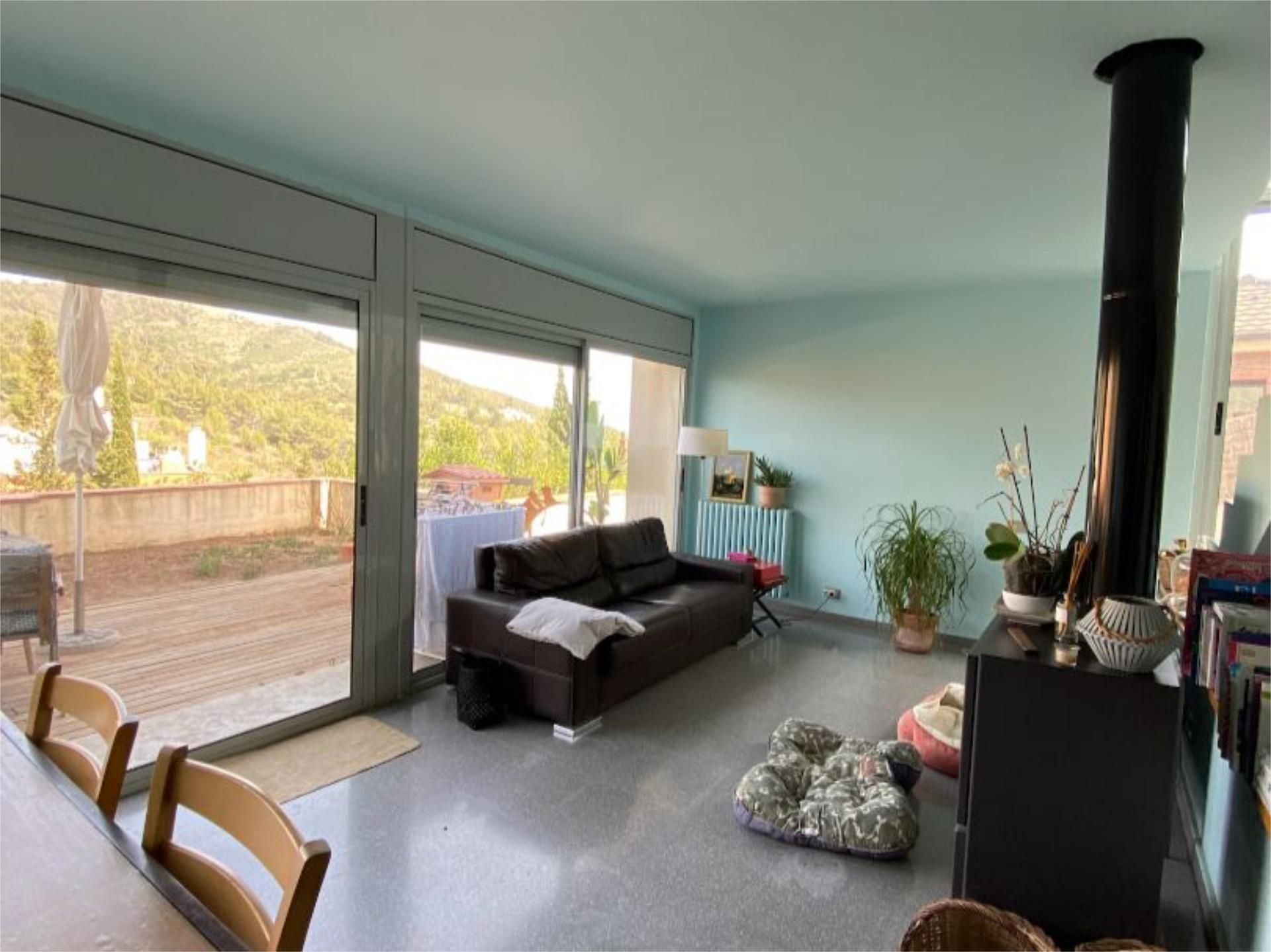 Living room of House or chalet for sale in Sant Climent de Llobregat  with Air Conditioner, Private garden and Storage room