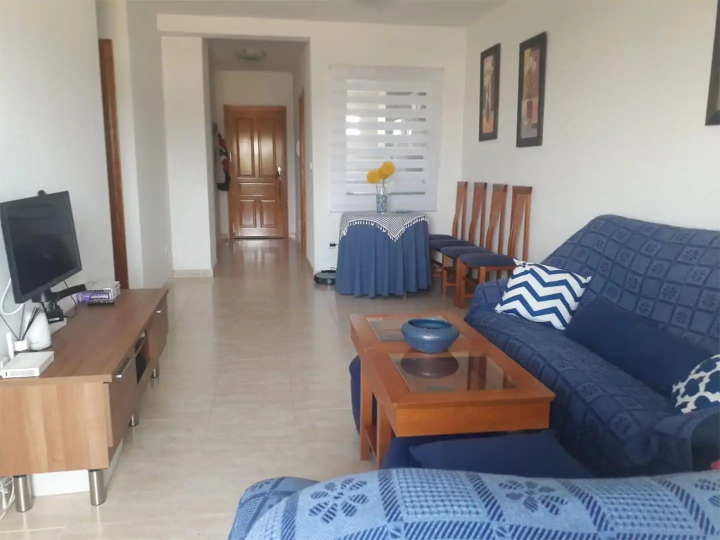Apartamento en venta en Calle Río Segura, 148, Playa Honda - Playa Paraíso Sala de estar de Apartamento en venta en Cartagena con Piscina, Amueblado y Parking comunitario