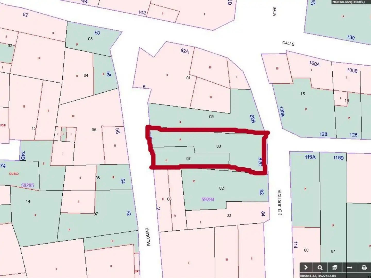 Terreno en venta en Calle Carretera, 69, Montalbán Terreno en venta en Montalbán