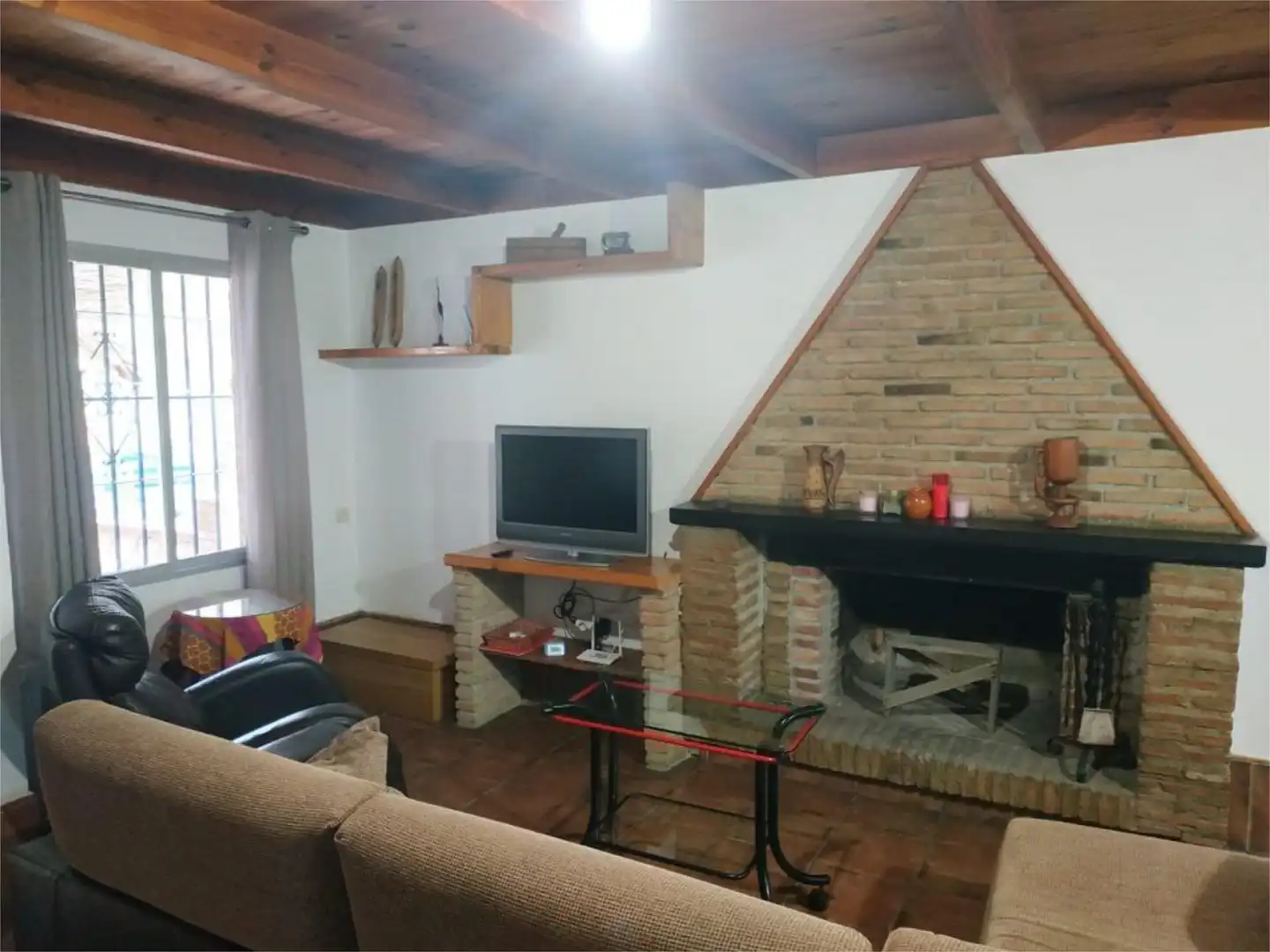 Finca rústica en venta en Diseminado Minasierra P18, 118, Motril ciudad Sala de estar de Finca rústica en venta en Motril con Aire acondicionado y Piscina