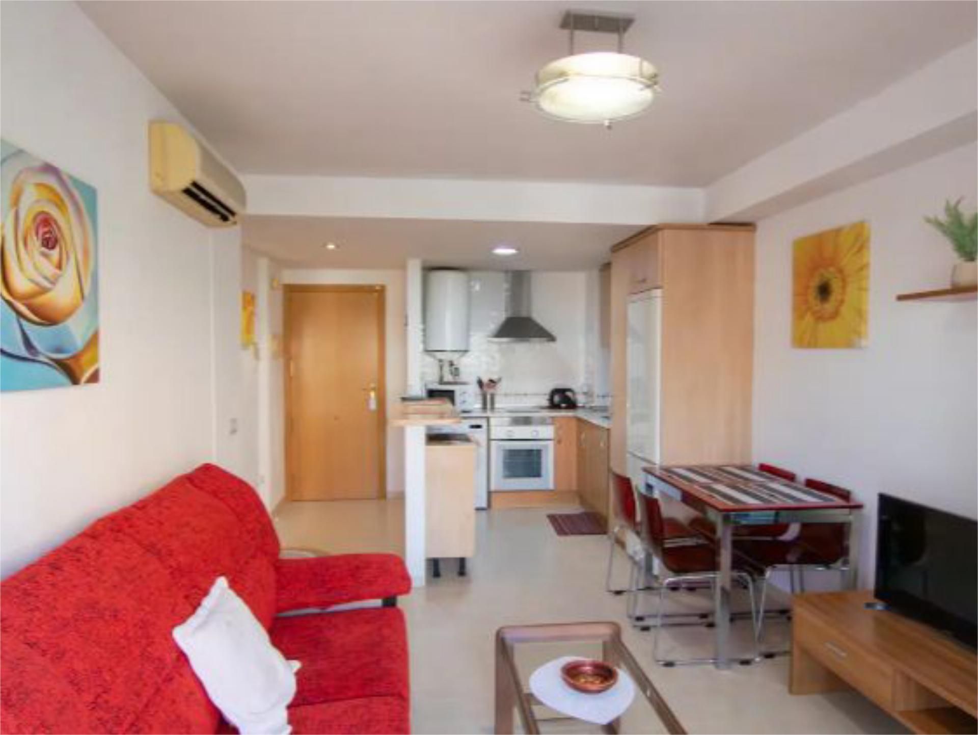 Living room of Attic for sale in Benalmádena  with Air Conditioner, Terrace and Swimming Pool