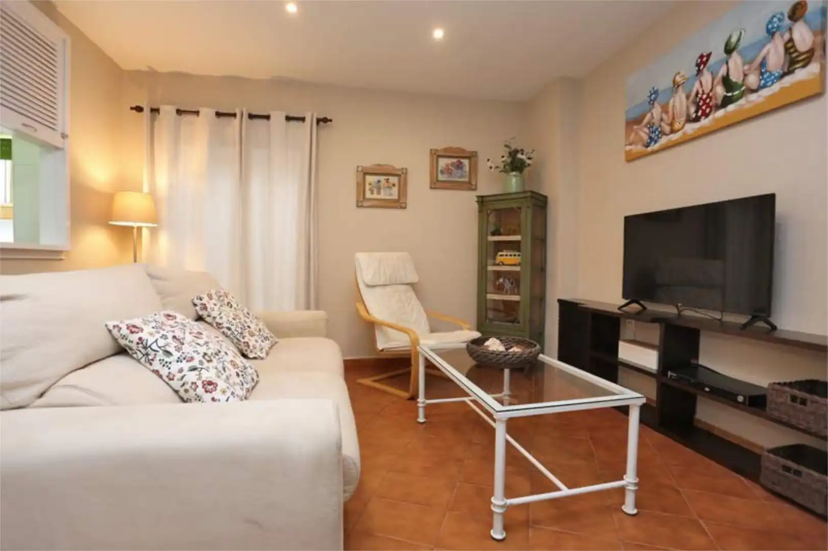 Apartament de lloguer a Calle Carril de la Fuente, 18, Conil Sala d'estar de Apartament de lloguer en Conil de la Frontera amb Aire condicionat, Calefacció i Terrassa