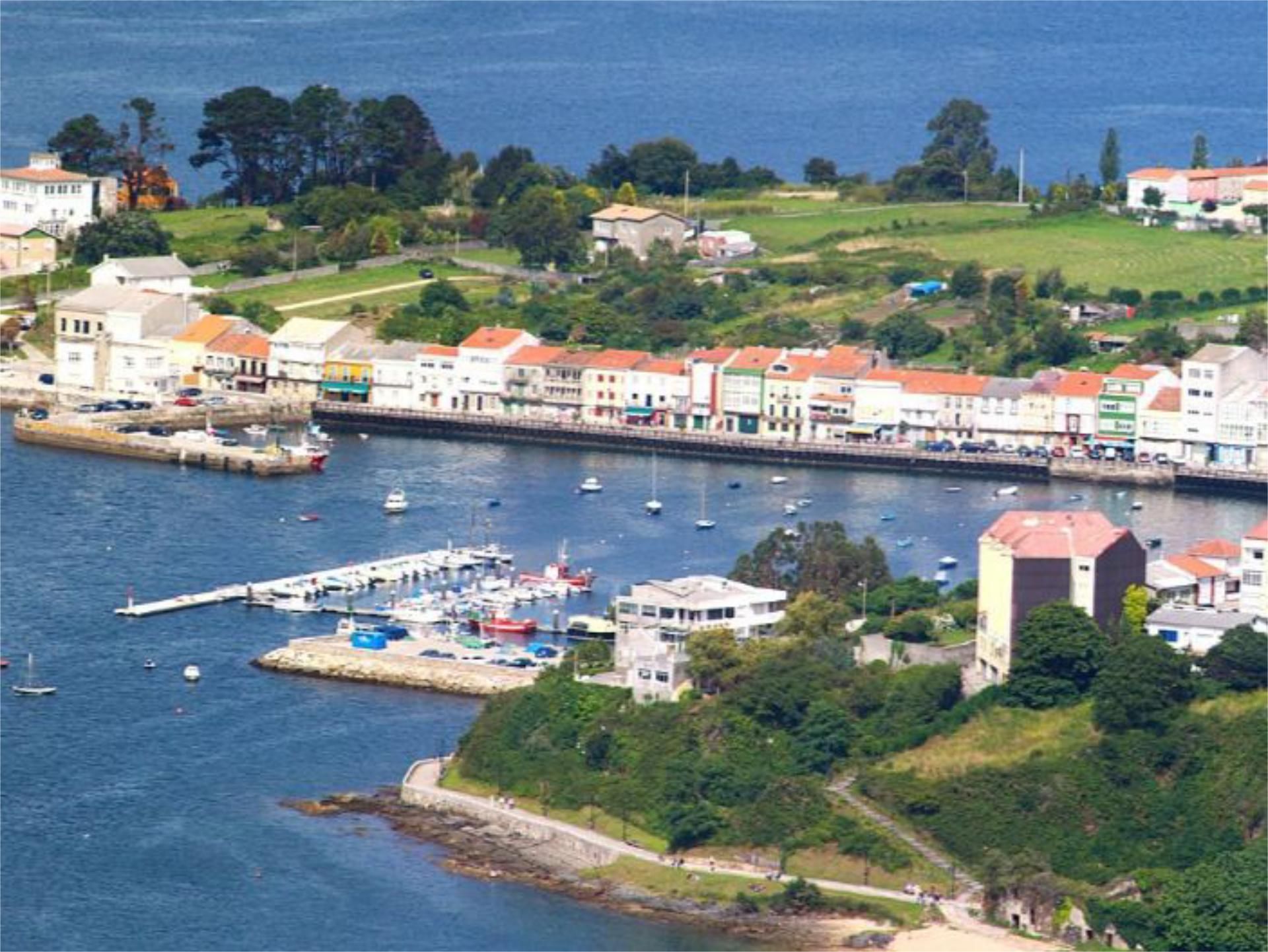 Vista exterior de Casa o xalet en venda en Mugardos amb Jardí privat