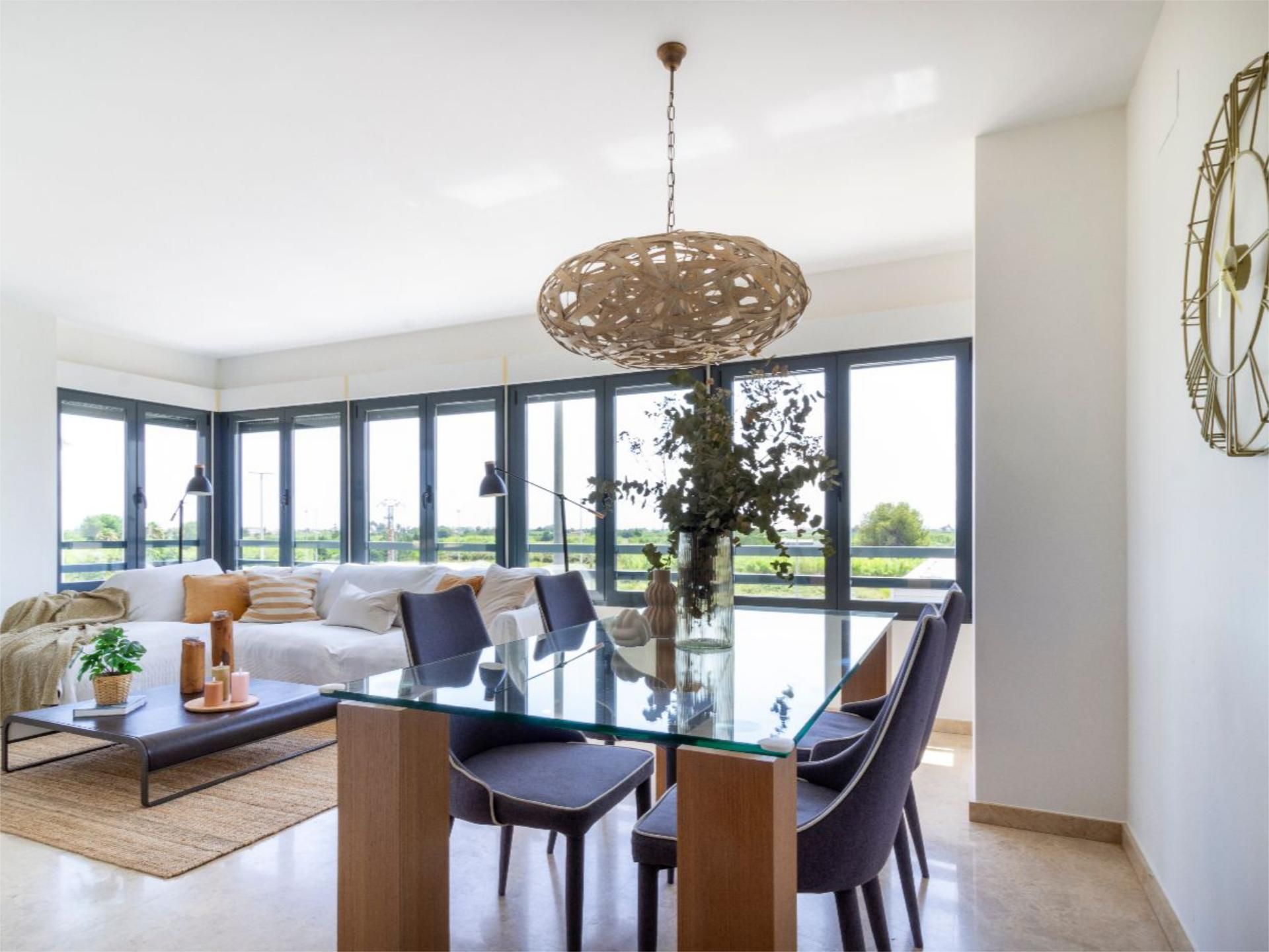 Dining room of Flat for sale in Oliva  with Air Conditioner