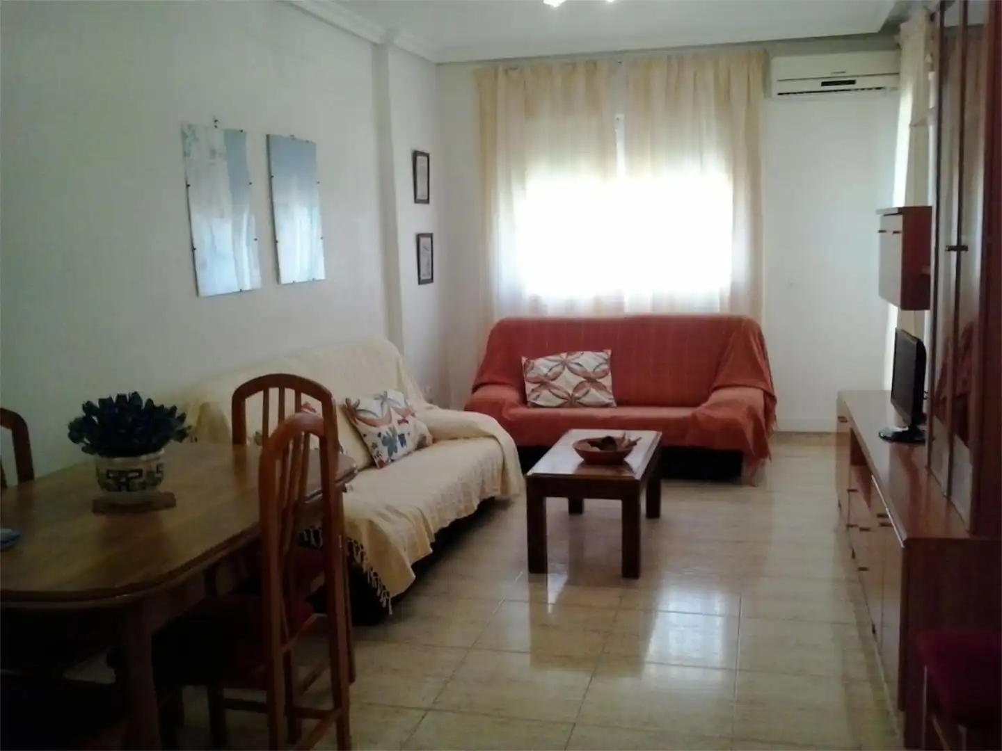 Living room of Flat for rent in San Javier  with Air Conditioner, Heating and Terrace