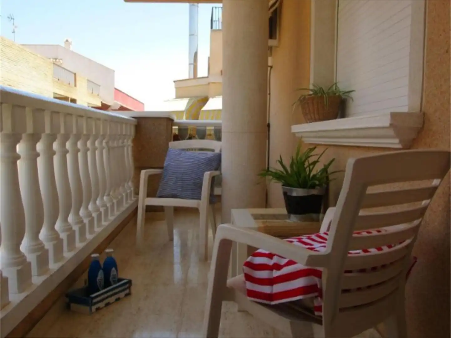 Terrace of Flat for rent in San Javier  with Air Conditioner, Heating and Terrace