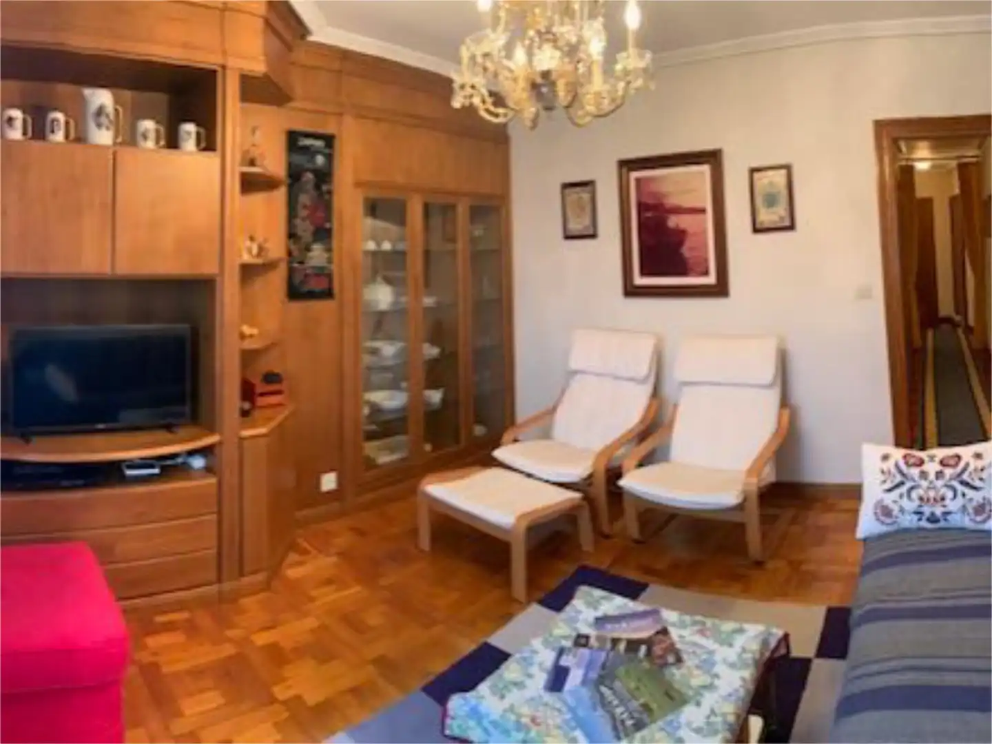 Habitación en Calle Dionisio de la Huerta, 5, Ribadesella Sala de estar de Piso para compartir en Ribadesella con Calefacción, Terraza y Amueblado