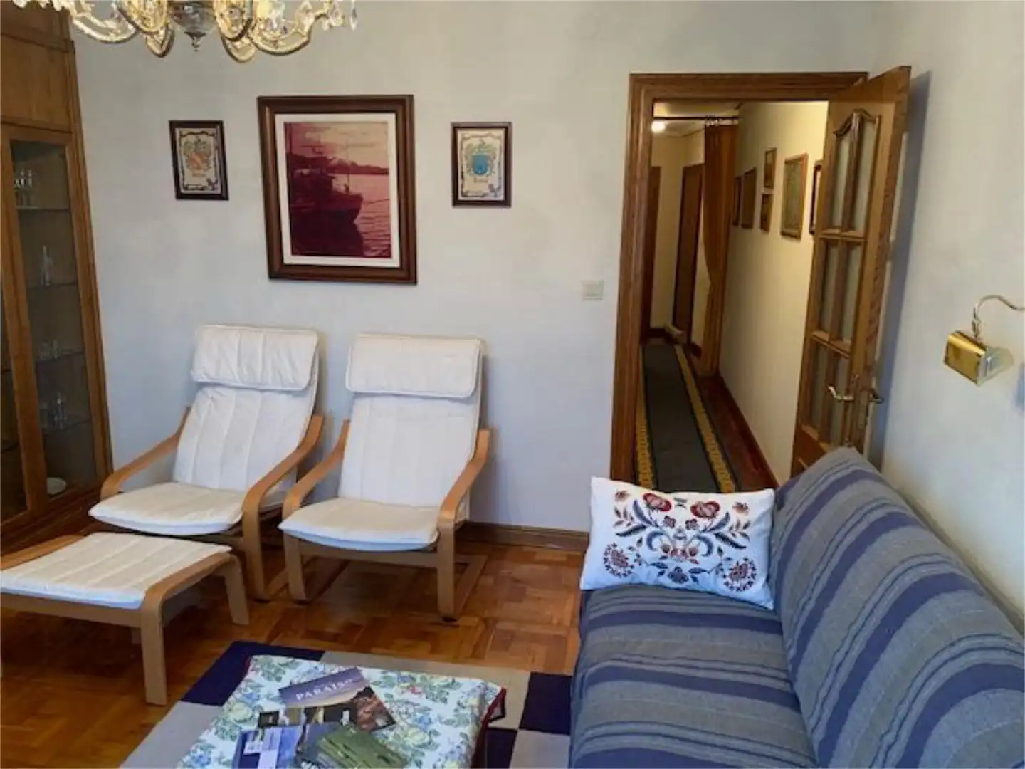 Habitación en Calle Dionisio de la Huerta, 5, Ribadesella Sala de estar de Piso para compartir en Ribadesella con Calefacción, Terraza y Amueblado