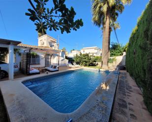 Swimming pool of House or chalet for sale in Dénia  with Air Conditioner, Terrace and Swimming Pool