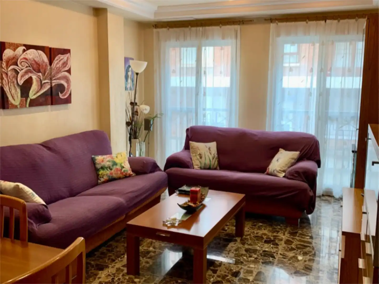 Flat for sale in Carrer Pablo Surra de Garay, 33, Carrús Oeste Living room of Flat for sale in Elche / Elx with Air Conditioner and Terrace