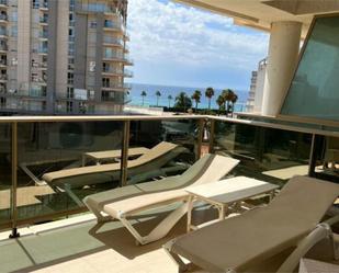 Terrace of Apartment to rent in Calpe / Calp  with Air Conditioner, Terrace and Swimming Pool