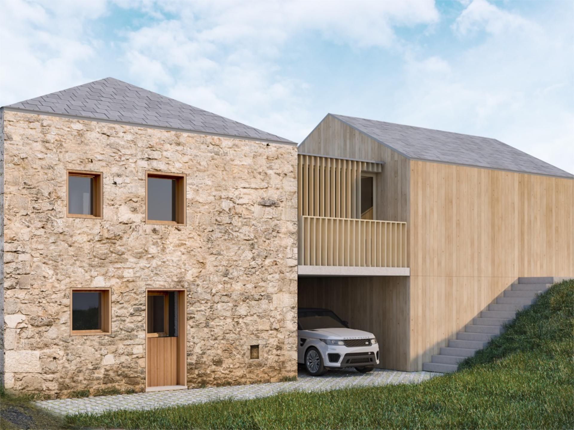 Vista exterior de Piso en venta en Ortigueira con Jardín privado