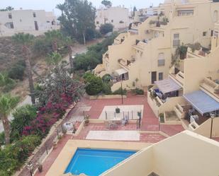 Exterior view of Flat for sale in Mojácar  with Air Conditioner, Terrace and Swimming Pool