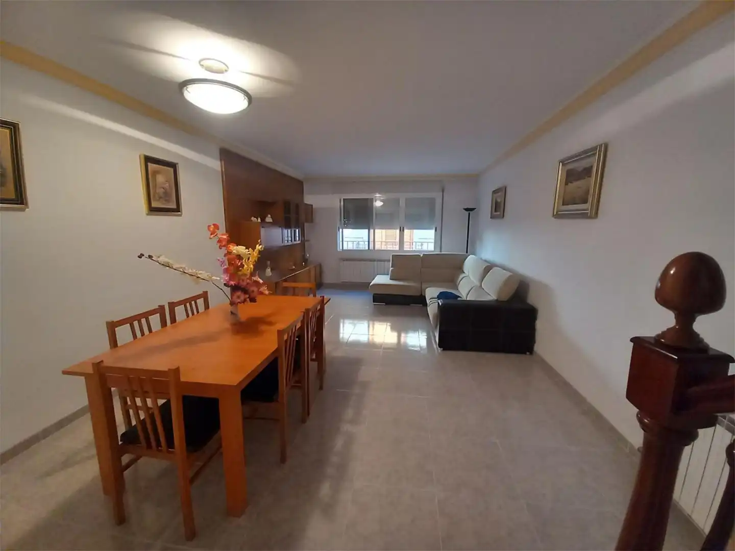 Piso en venta en Carrer Sant Sebastià, 21, Riudoms Sala de estar de Piso en venta en Riudoms con Calefacción, Terraza y Amueblado