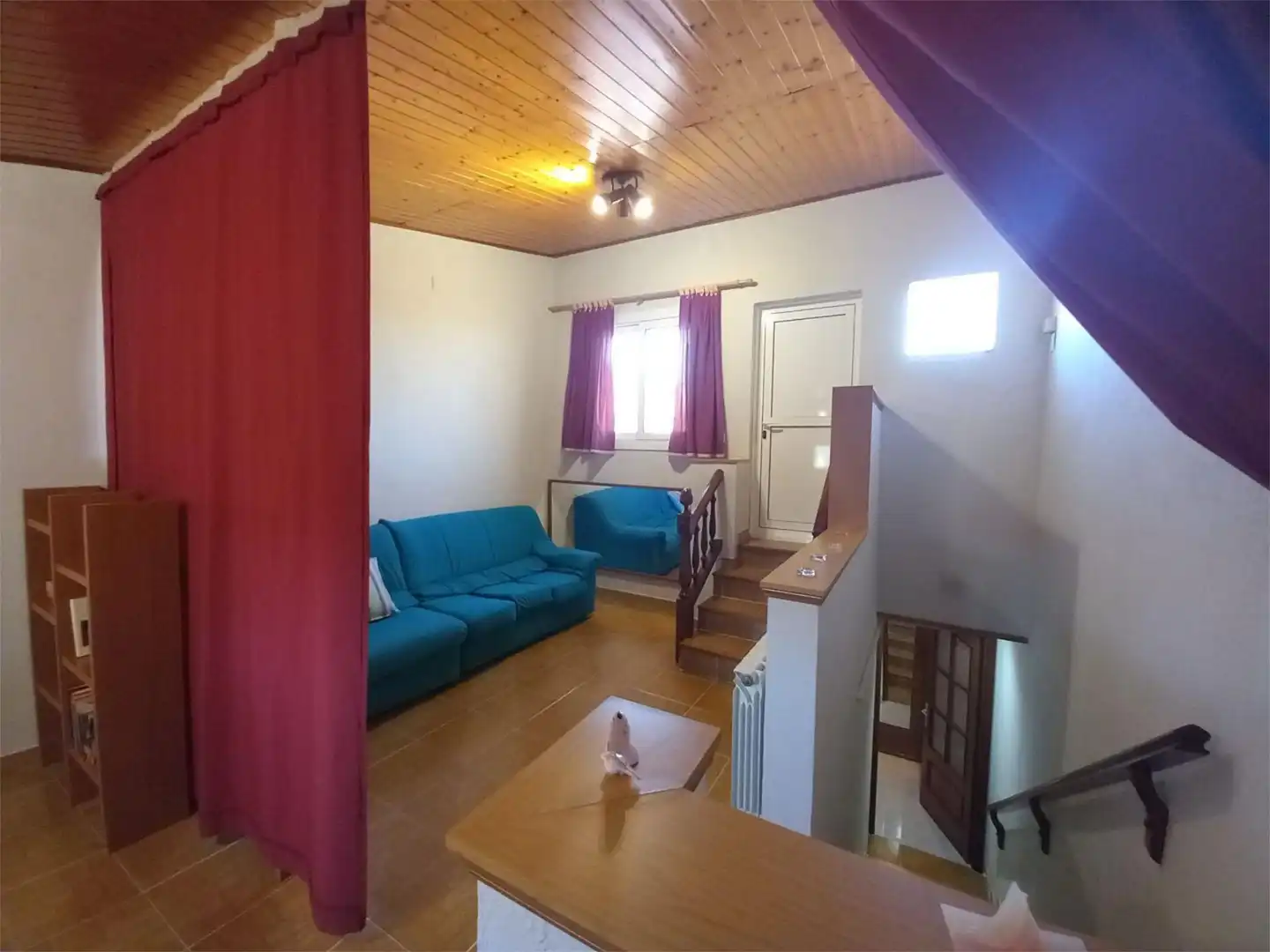 Piso en venta en Carrer Sant Sebastià, 21, Riudoms Sala de estar de Piso en venta en Riudoms con Calefacción, Terraza y Amueblado