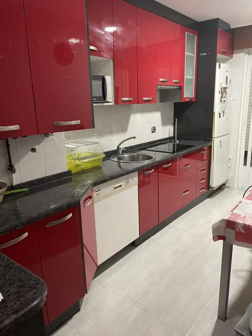 Küche von Wohnung zum Verkauf in Valderas mit Heizung, Parkett und Terrasse