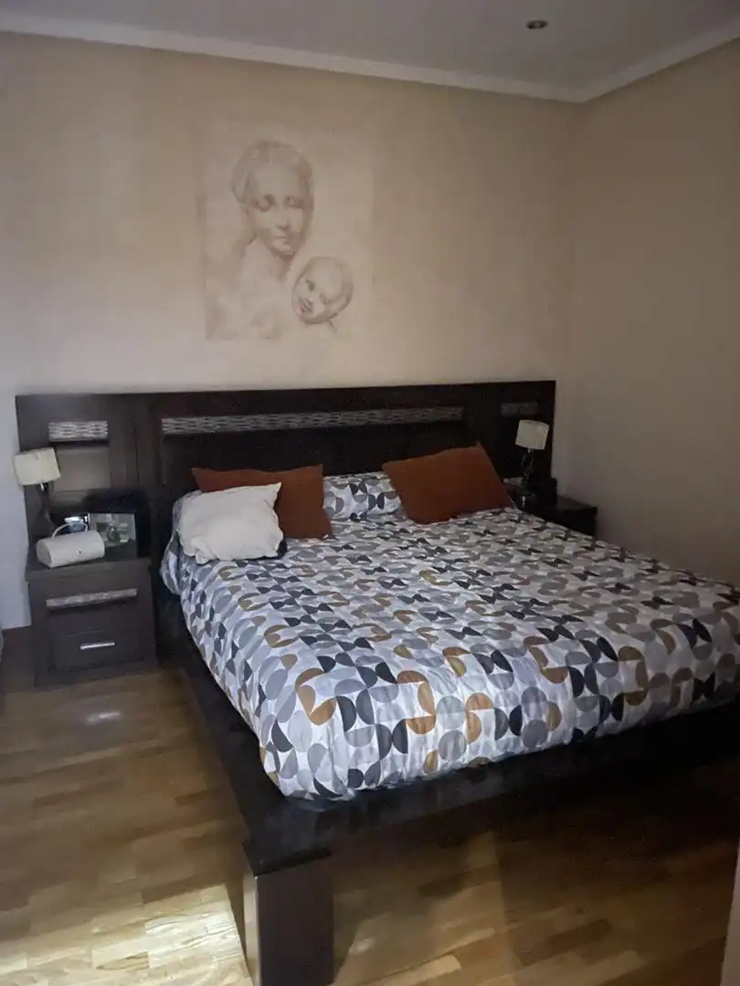 Schlafzimmer von Wohnung zum Verkauf in Valderas mit Heizung, Parkett und Terrasse