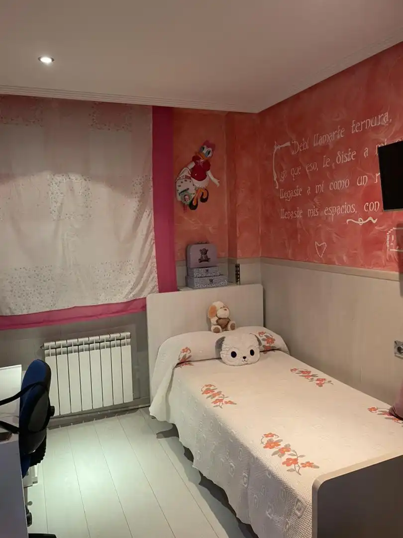 Schlafzimmer von Wohnung zum Verkauf in Valderas mit Heizung, Parkett und Terrasse