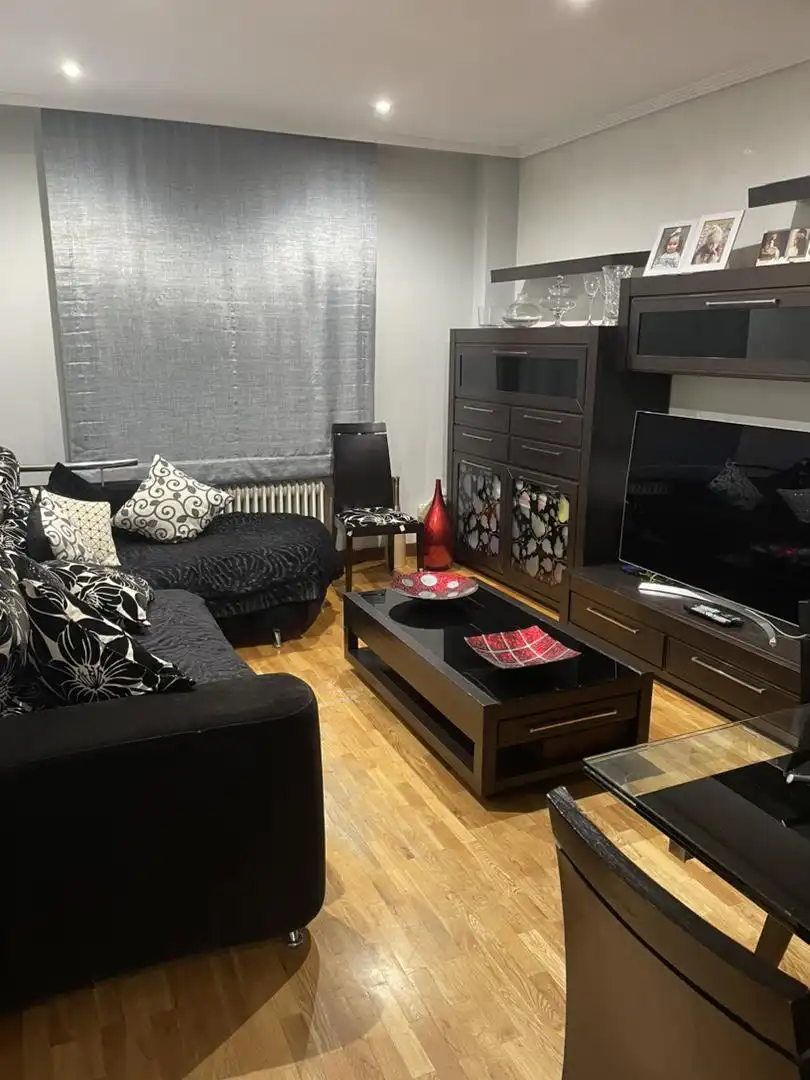 Wohnzimmer von Wohnung zum Verkauf in Valderas mit Heizung, Parkett und Terrasse