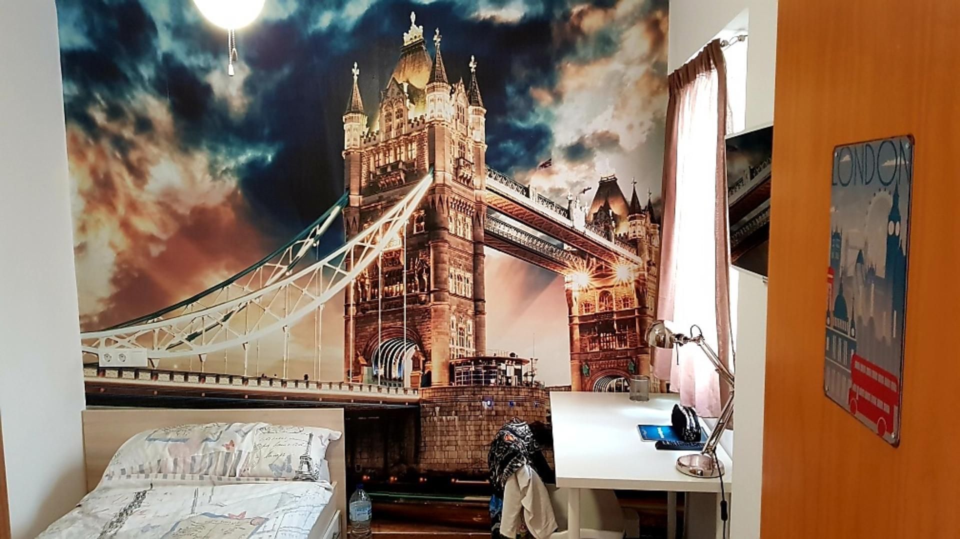 Bedroom of Flat for share in Burjassot  with Air Conditioner, Heating and Furnished