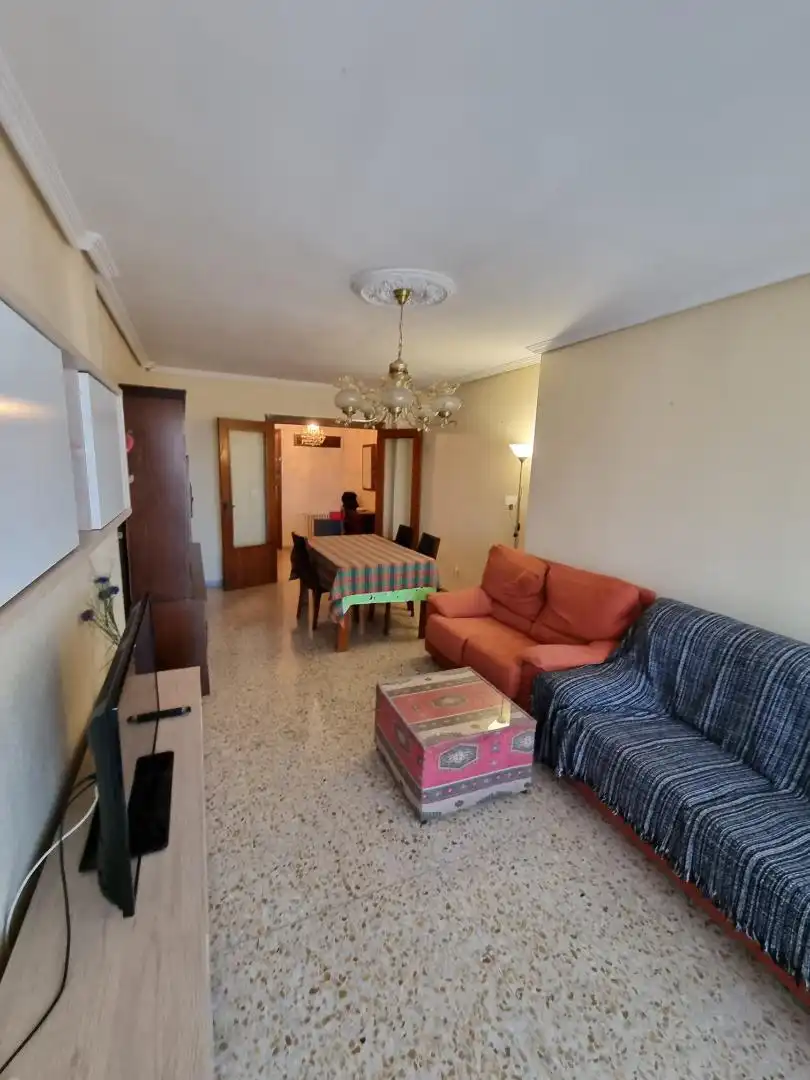 Wohnung zum Verkauf in Avenida Brasilia, 16, Pan y Guindas Wohnzimmer von Wohnung zum Verkauf in Palencia Capital mit Terrasse
