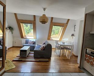 Living room of Flat for sale in Canfranc  with Heating, Parquet flooring and Storage room