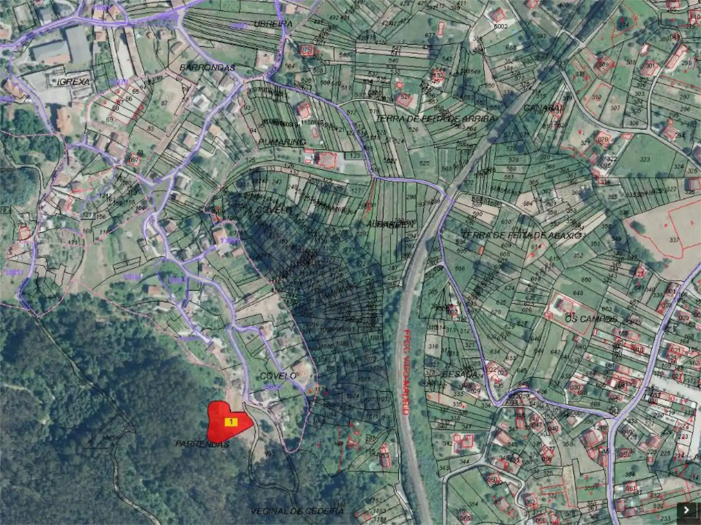 Land for sale in Camiño da Cabadiña, 4, Redondela Land for sale in Redondela