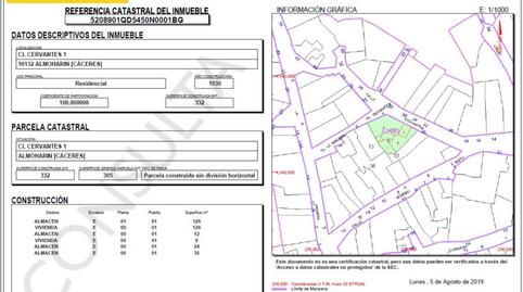 Terreny en venda a Calle Cervantes, 26, Almoharín, Cáceres - imatge 3 Foto 3 de Terreny en venda a Calle Cervantes, 26, Almoharín, Cáceres