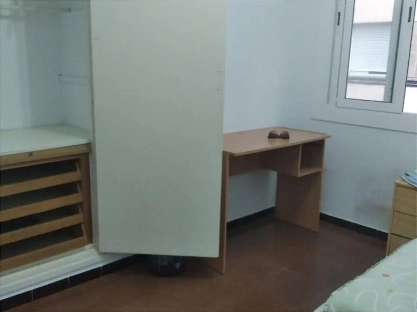 Schlafzimmer von Wohnung zur untervermieten in Terrassa mit Klimaanlage, Heizung und Parkett