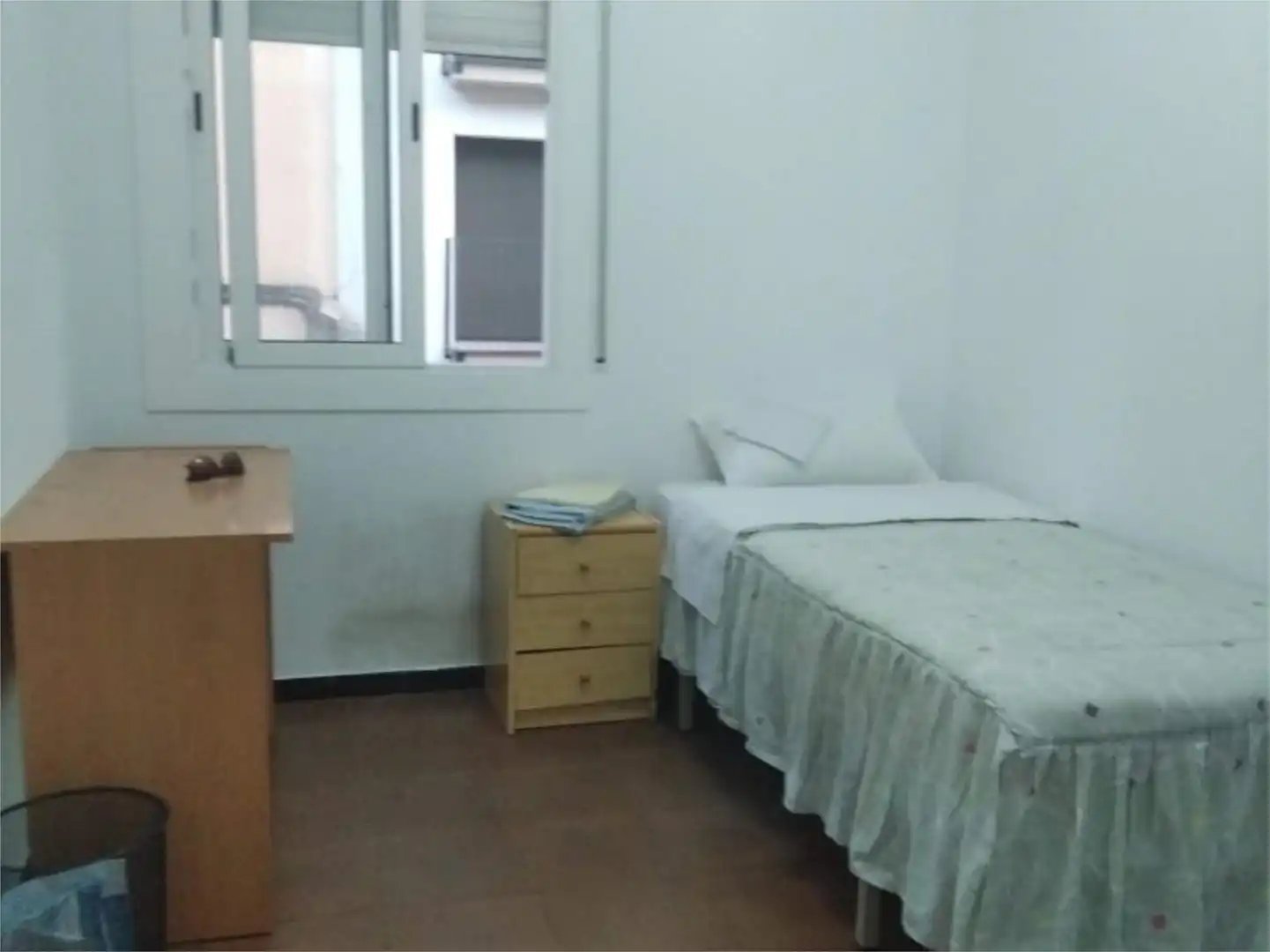 Schlafzimmer von Wohnung zur untervermieten in Terrassa mit Klimaanlage, Heizung und Parkett