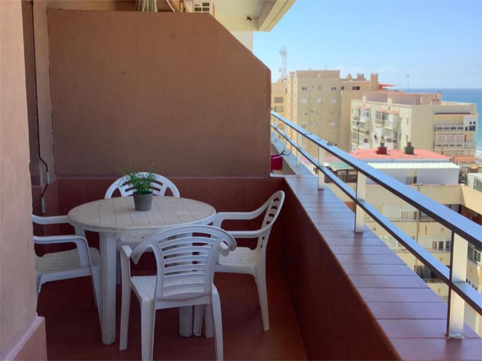 Terrace of Flat to rent in  Cádiz Capital  with Terrace, Furnished and Balcony