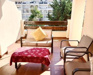 Terrace of Flat to rent in Roquetas de Mar  with Terrace, Swimming Pool and Balcony