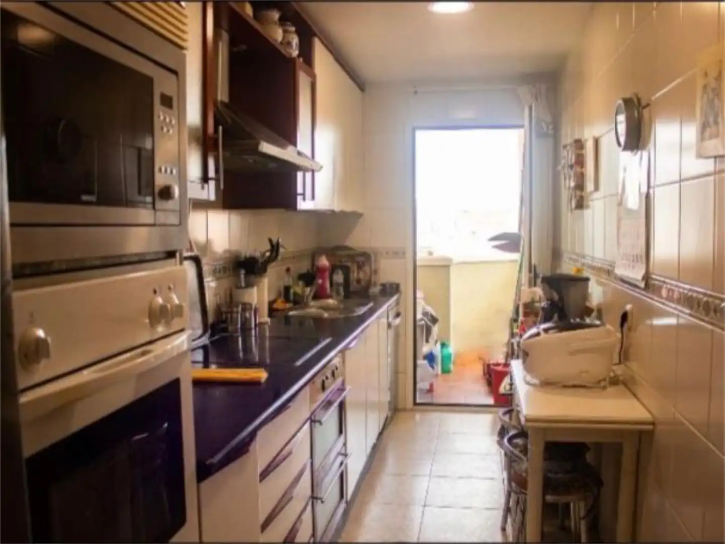 Küche von Maisonette zum Verkauf in Cáceres Capital mit Klimaanlage, Terrasse und Balkon
