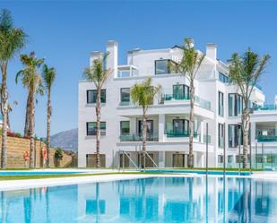 Exterior view of Flat for sale in Mijas  with Air Conditioner, Terrace and Swimming Pool