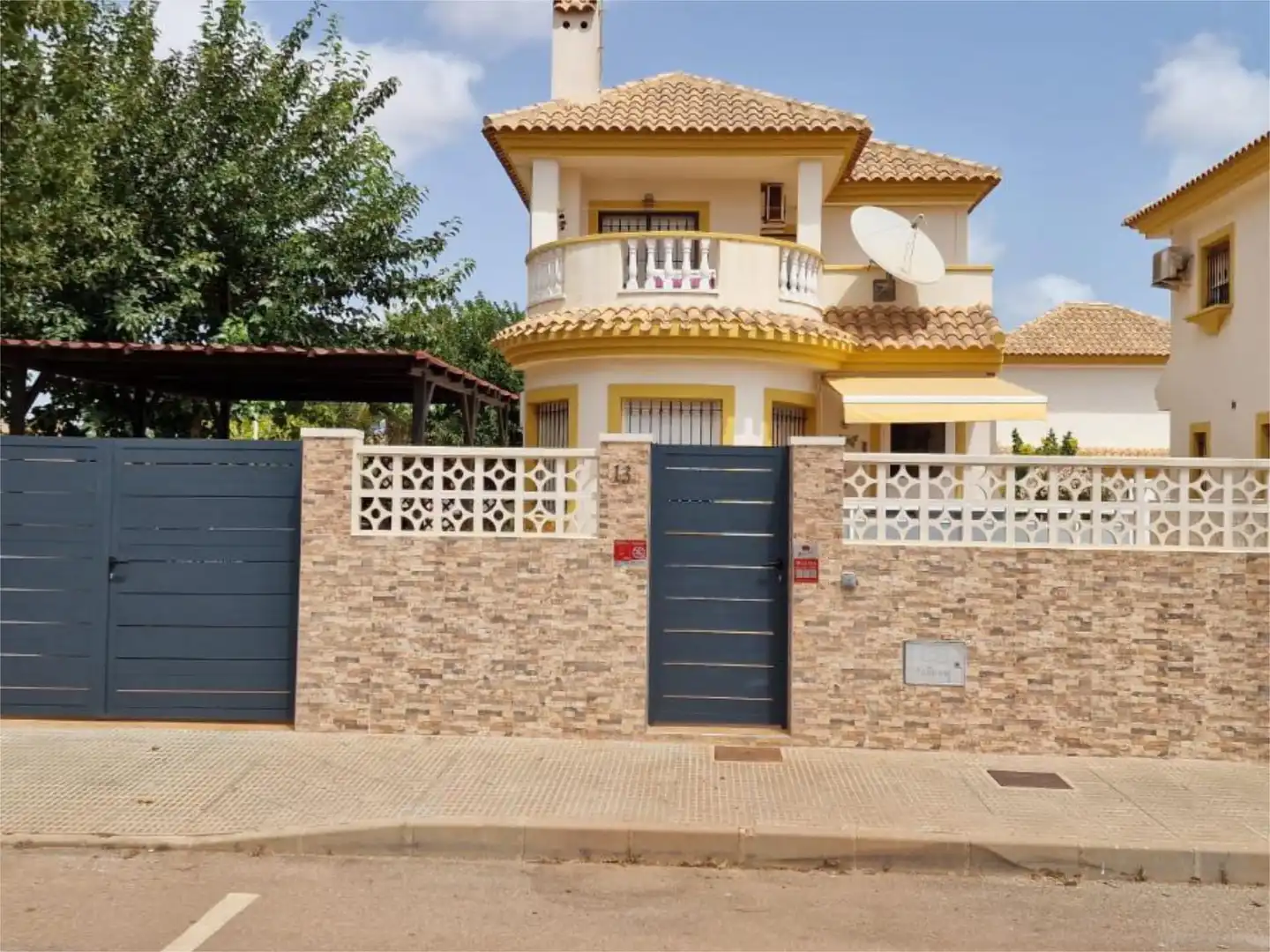 Houses for sale in Calle Jaguar, 9, El Algar Exterior view of Houses for sale in Cartagena with Air Conditioner, Terrace and Swimming Pool