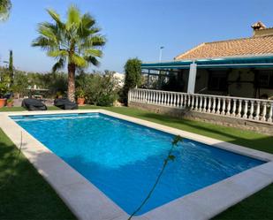 Swimming pool of House or chalet for sale in Santa Pola  with Air Conditioner, Terrace and Swimming Pool