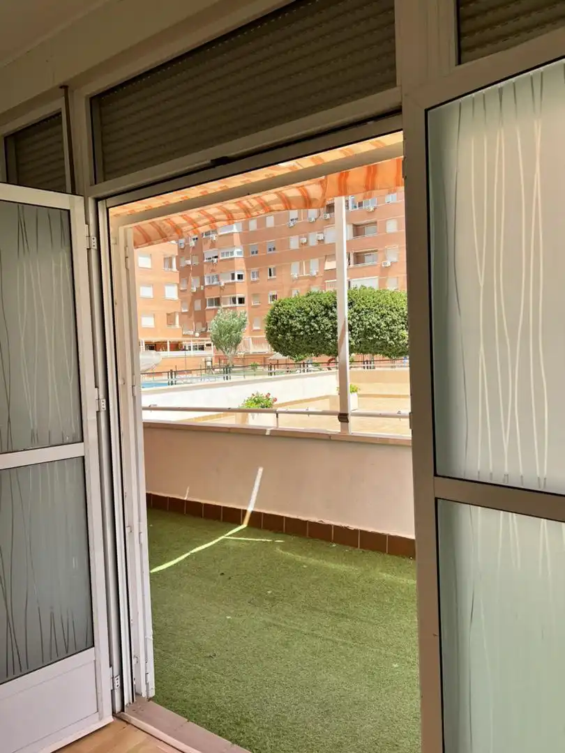 Bedroom of Flat for sale in Almería  with Air Conditioner, Parquet flooring and Terrace