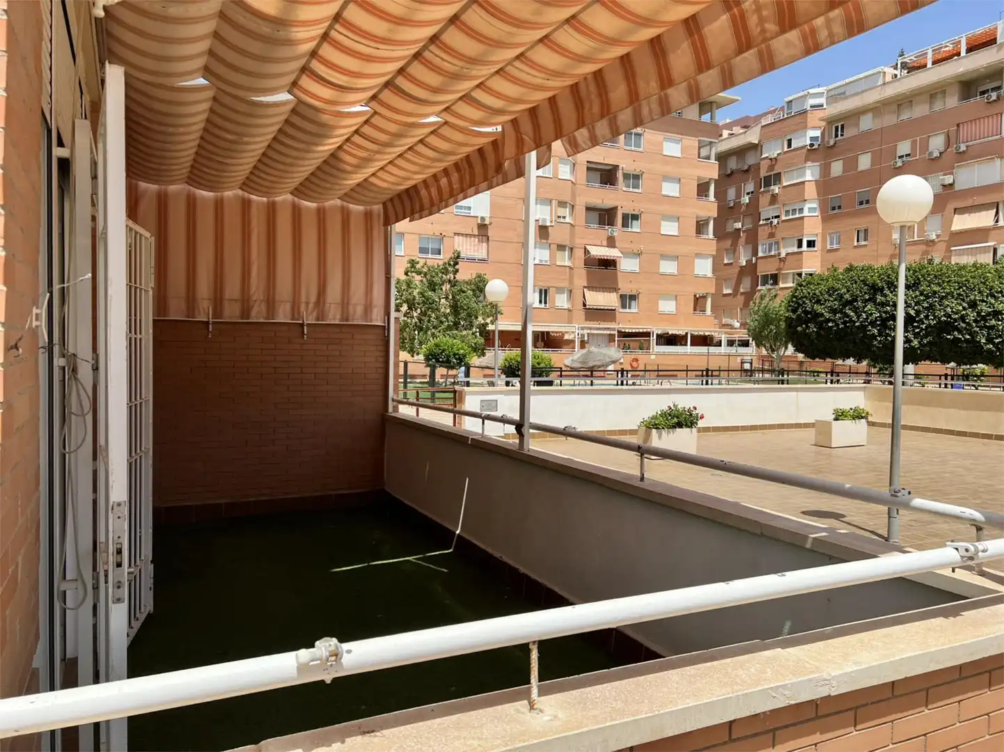 Terrace of Flat for sale in Almería  with Air Conditioner, Parquet flooring and Terrace