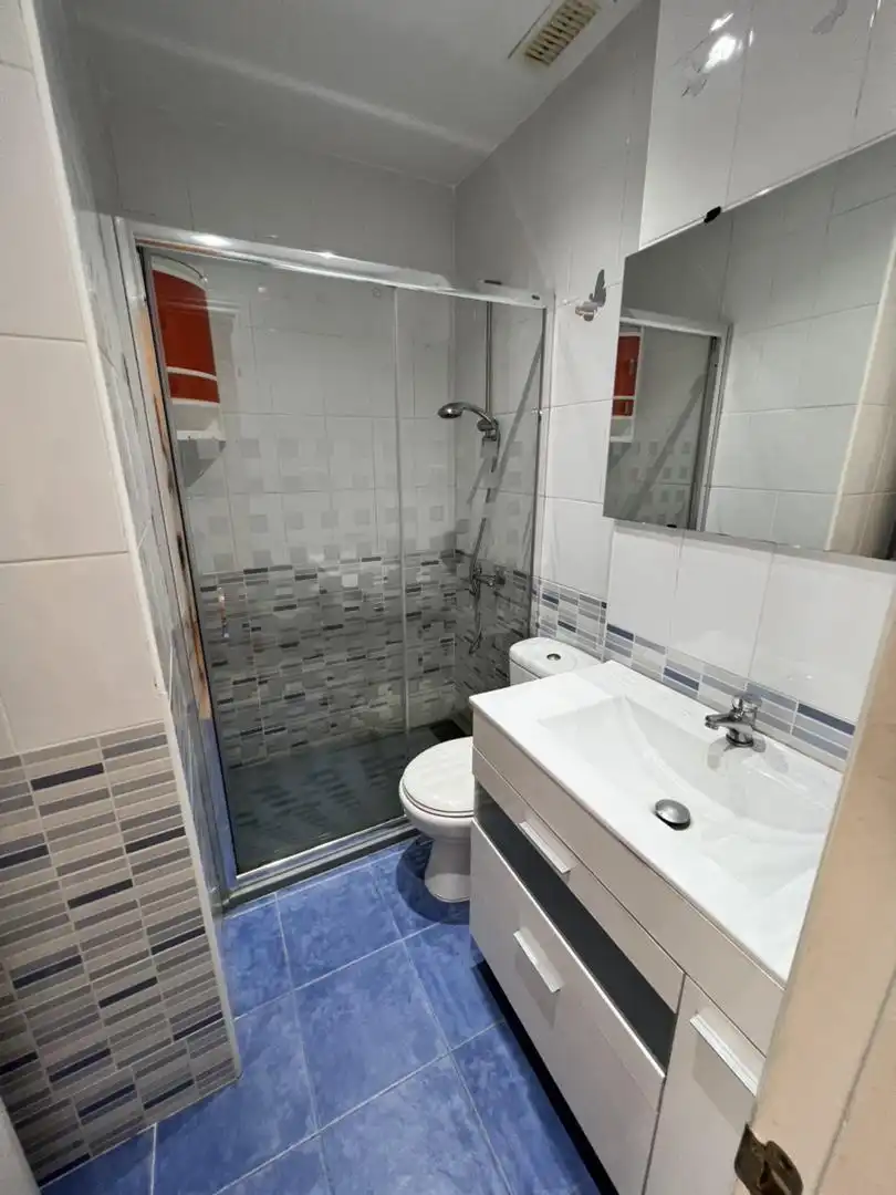 Bathroom of Flat for sale in Almería  with Air Conditioner, Parquet flooring and Terrace
