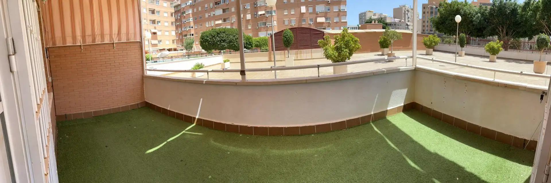 Terrace of Flat for sale in Almería  with Air Conditioner, Parquet flooring and Terrace