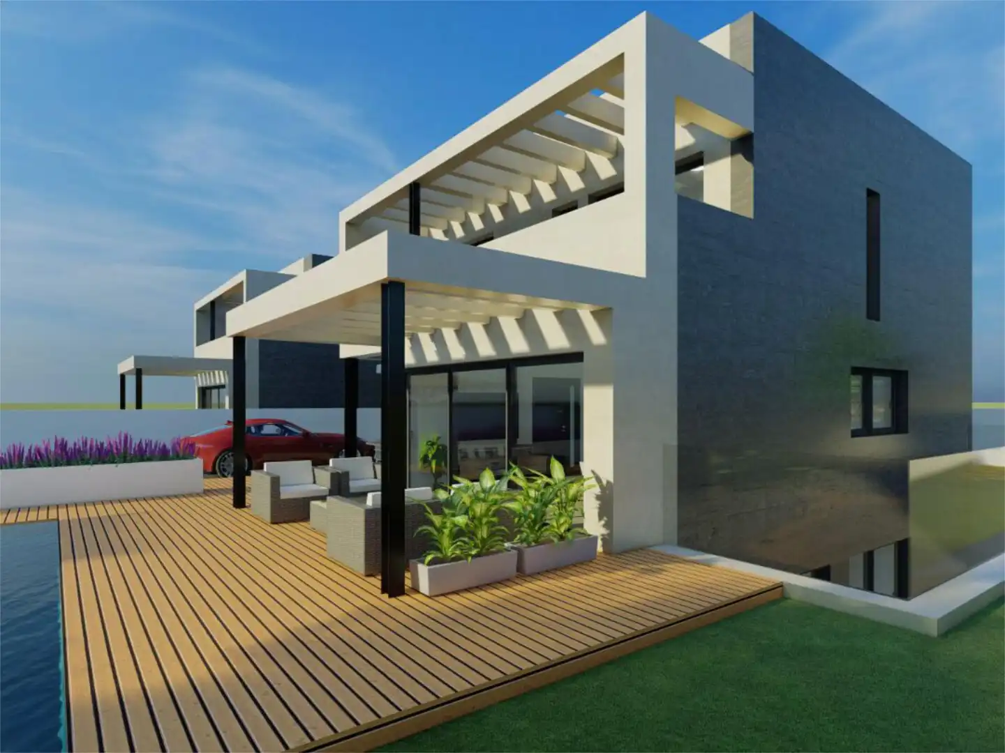 Terraza de Casa o chalet en venta en El Campello con Aire acondicionado, Terraza y Piscina