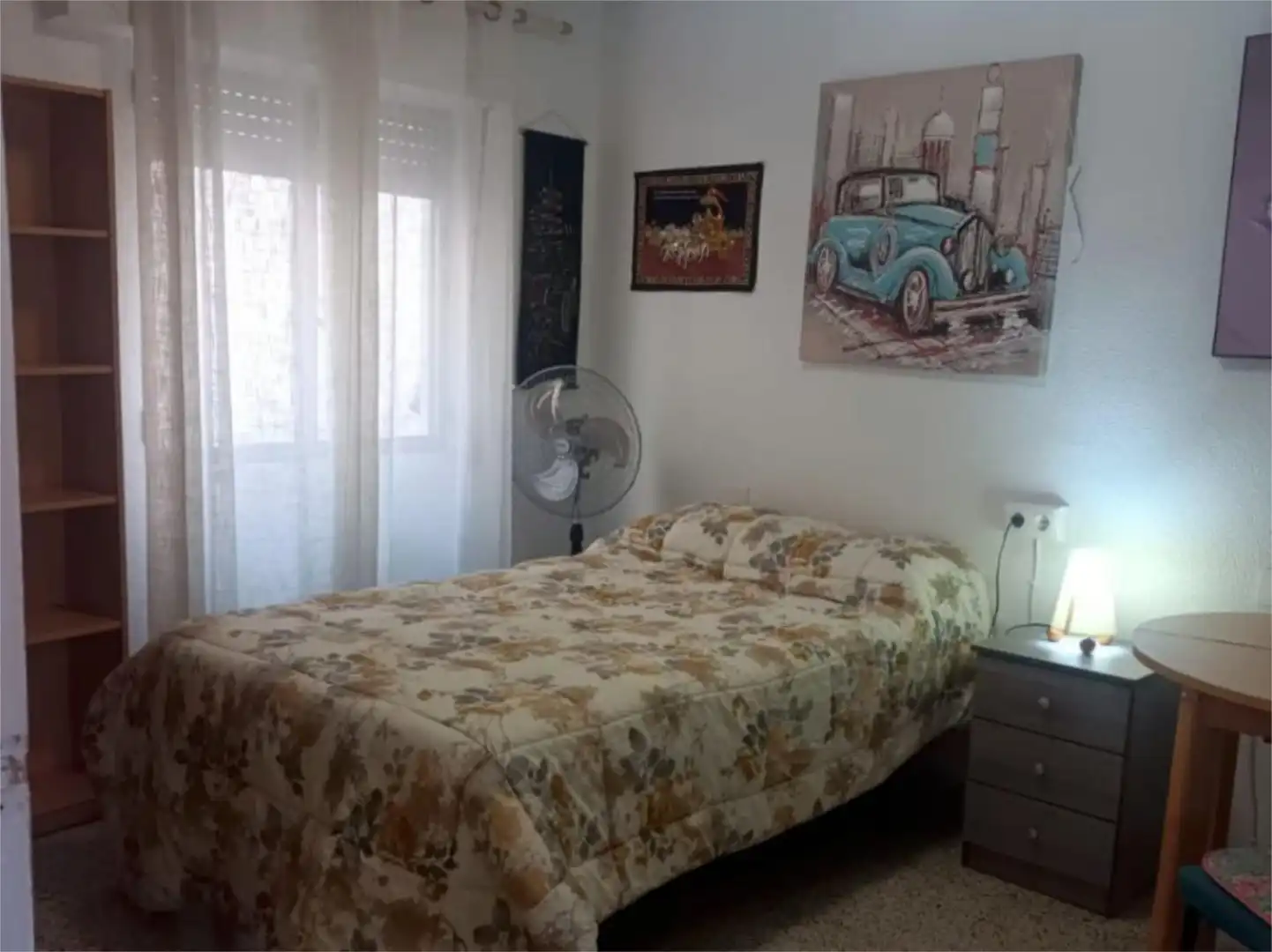 Room in Calle Eulogio Soriano, 9, La Catedral Bedroom of Flat for share in Murcia with Heating, Furnished and Balcony